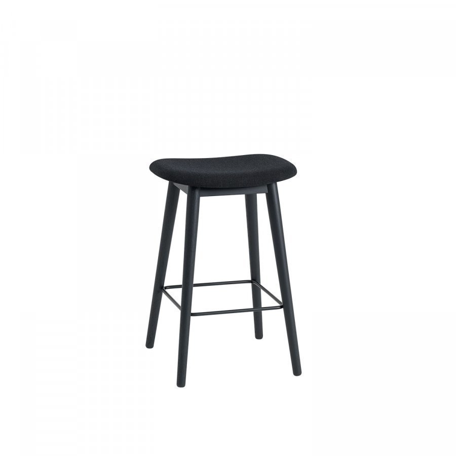 Muuto Fiber Wood Baarijakkara Musta / Remix183