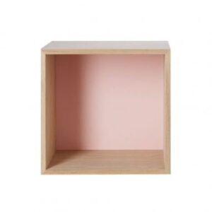 Muuto Mini Stacked Hylly Medium Saarni Vaaleanpunainen Medium Saarni-Vaaleanpunainen