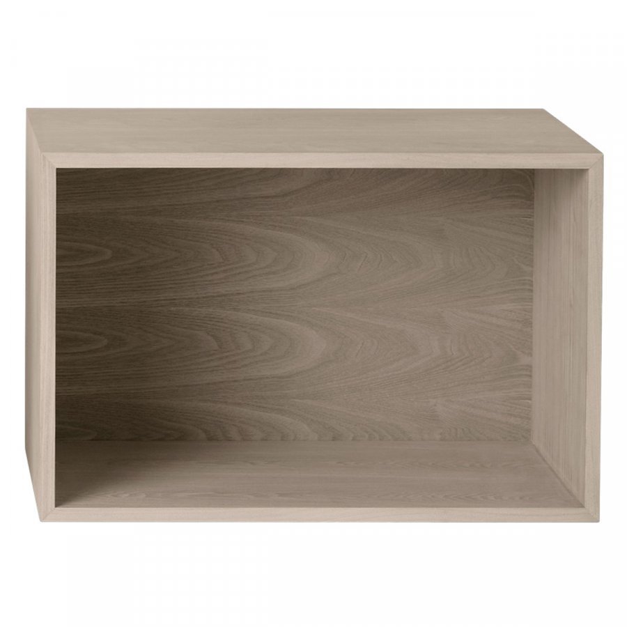 Muuto Stacked 2.0 Hyllymoduuli Taustalevyllä Iso Tammi