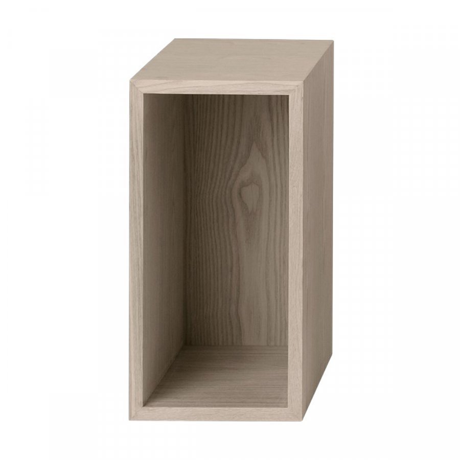 Muuto Stacked 2.0 Hyllymoduuli Taustalevyllä Pieni Tammi