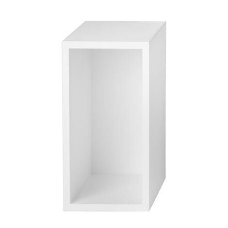 Muuto Stacked Hylly Takalevyllä Valkoinen Pieni