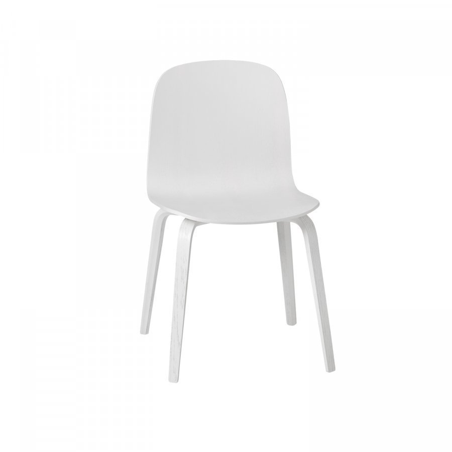 Muuto Visu Tuoli Puujaloilla Valkoinen