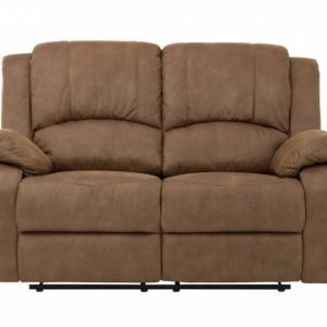 Nanterre 2-istuttava Recliner-sohva Vaaleanruskea