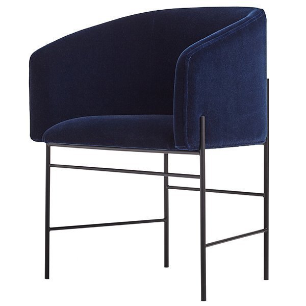 New Works Covent Tuoli Tummansininen