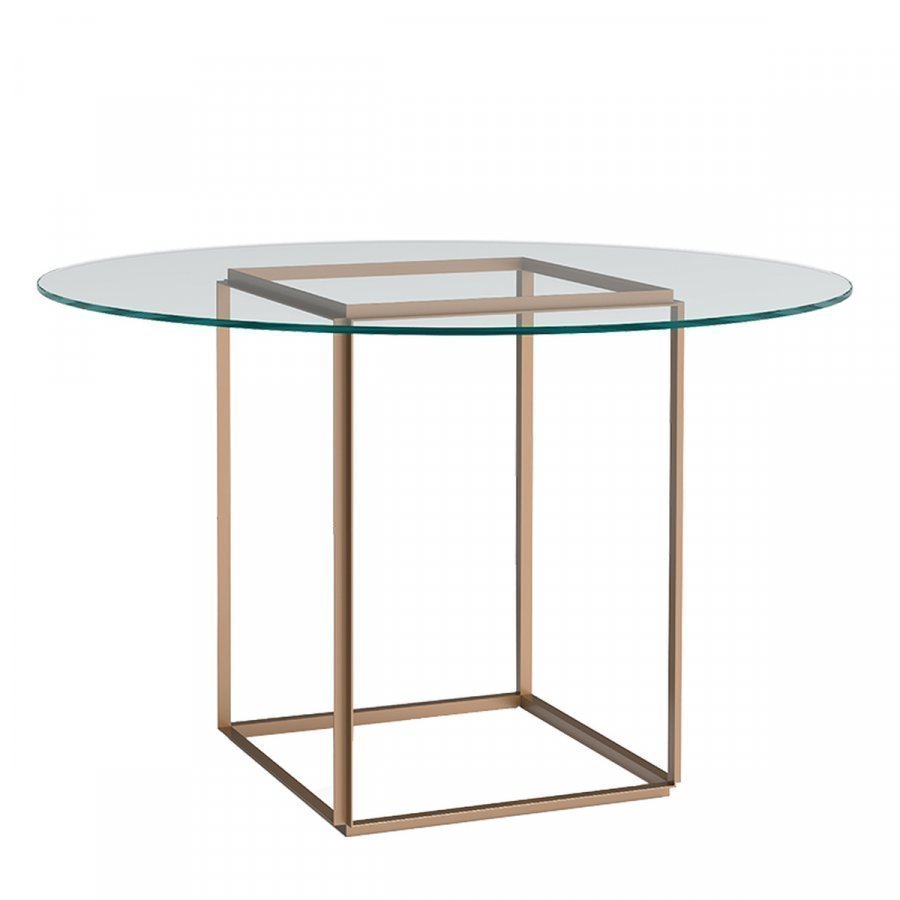 New Works Florence Ruokapöytä Kulta Kirkas Lasi