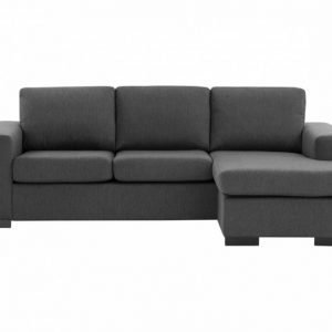 New YORK 3-istuttava Käännettävä Divaanisohva Tummanharmaa