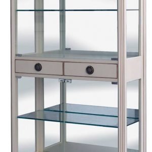 Nizza 10 Lasivitriini Antiikinvalkoinen