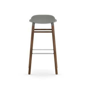 Normann Copenhagen Form Baarituoli 75 Harmaa / Saksanpähkinä