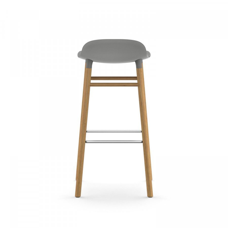 Normann Copenhagen Form Baarituoli 75 Harmaa / Tammi