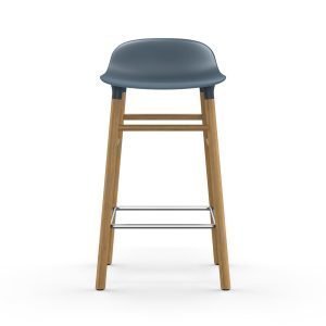 Normann Copenhagen Form Baarituoli Sininen / Tammi 65 Cm