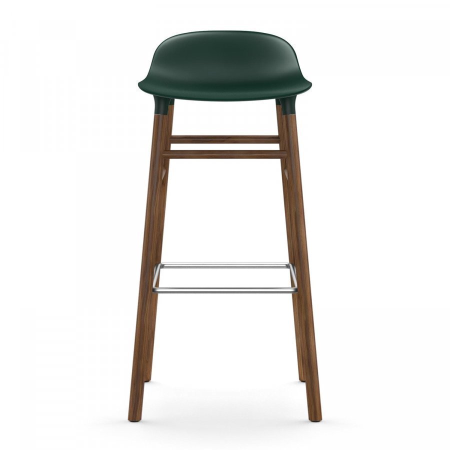 Normann Copenhagen Form Baarituoli Vihreä / Saksanpähkinä 75 Cm