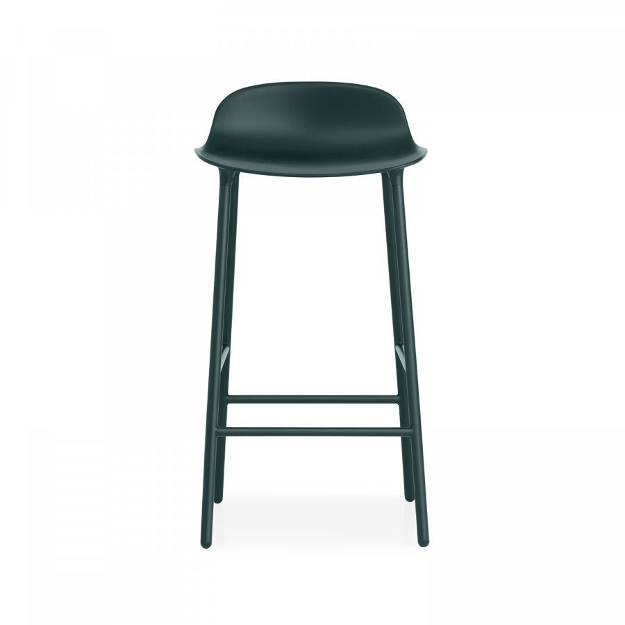 Normann Copenhagen Form Baarituoli Vihreä / Steel 65 Cm
