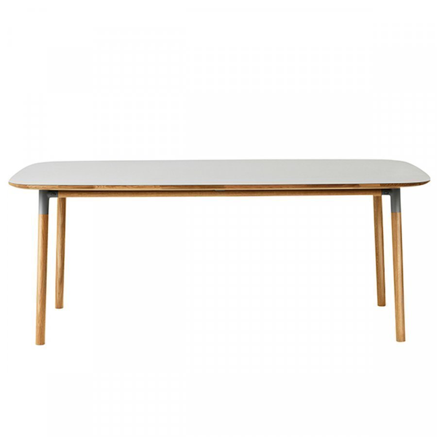 Normann Copenhagen Form Pöytä Harmaa / Tammi 200x95 Cm