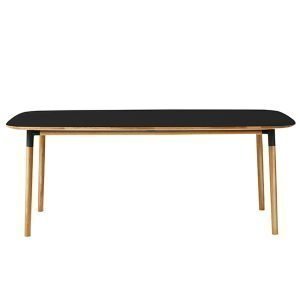 Normann Copenhagen Form Pöytä Musta / Tammi 200x95 Cm