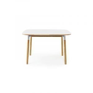 Normann Copenhagen Form Pöytä Valkoinen / Tammi 120x120 Cm