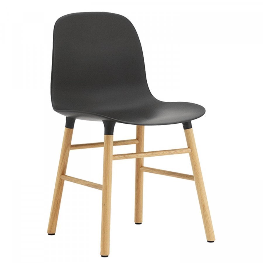 Normann Copenhagen Form Tuoli Musta / Tammi