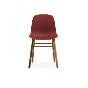 Normann Copenhagen Form Tuoli Punainen / Saksanpähkinä