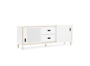 Normann Copenhagen Kabino sivupöytä laatikoilla valkoinen
