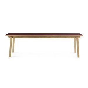 Normann Copenhagen Slice Linoleum Pöytä Burgundy 90x250 Cm