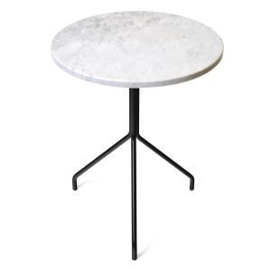 Ox Denmarq All For One Pöytä M Valkoinen Marmori / Musta