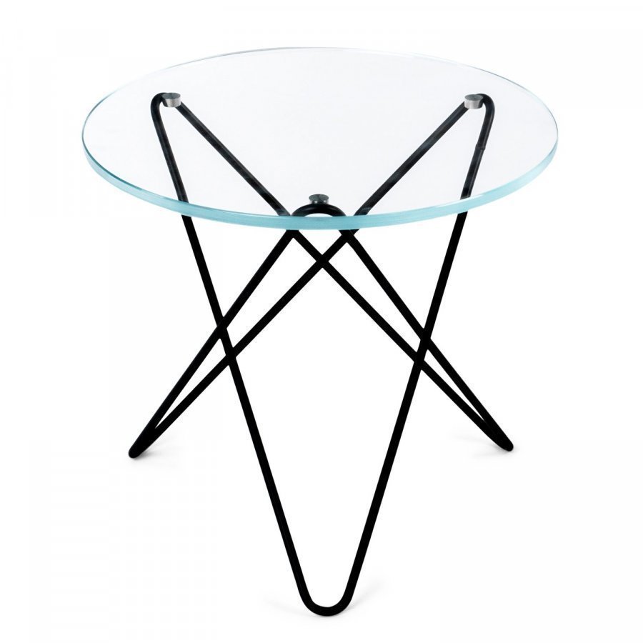 Ox Denmarq Mini O Sivupöydät Lasi / Musta