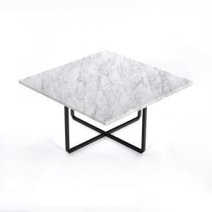 Ox Denmarq Ninety Sohvapöytä Valkoinen Marmori / Musta 60x60 Cm