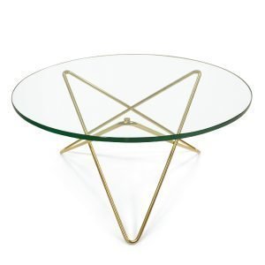 Ox Denmarq O Sohvapöytä Lasi / Messinki