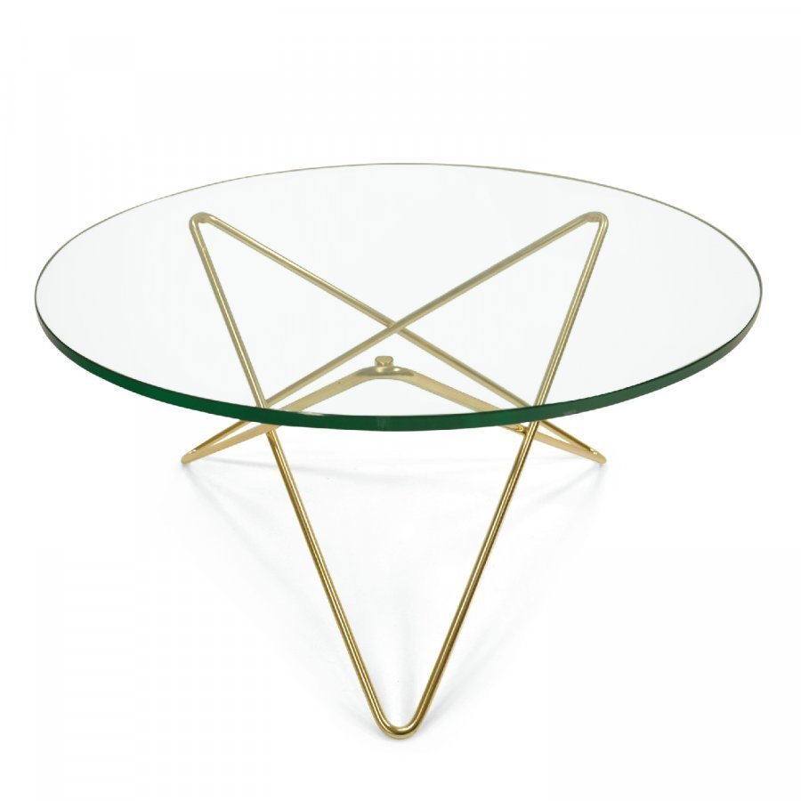 Ox Denmarq O Sohvapöytä Lasi / Messinki