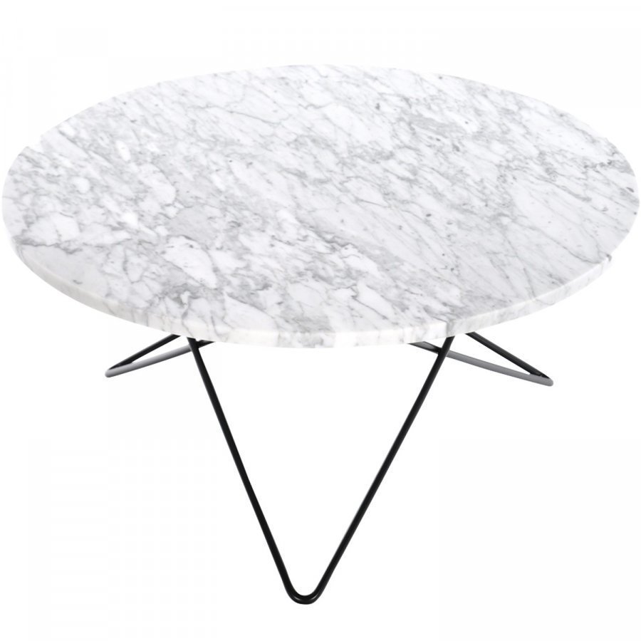 Ox Denmarq O Sohvapöytä Valkomarmori / Musta