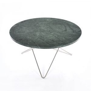 Ox Denmarq O Sohvapöytä Vihreä Marmori / Teräs
