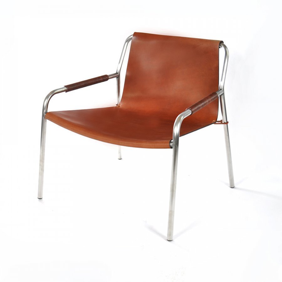 Ox Denmarq September Tuoli Cognac / Teräs