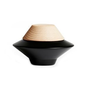 Oyoy Tippetop Ripustin Form 2 Musta / Luonnonväri Ø7
