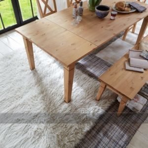 Pinus Jatkettava Ruokapöytä Windsor Mänty 90x140-190 Cm