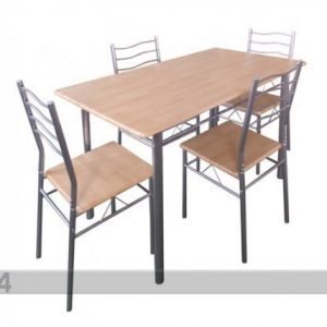 Pold Ruokapöytä Baremen+4 Tuolia