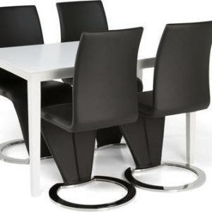 Ruokailuryhmä Annikki 4 Dolly tuolilla