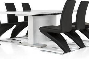 Ruokapöytä Hans 6:lla tuolilla