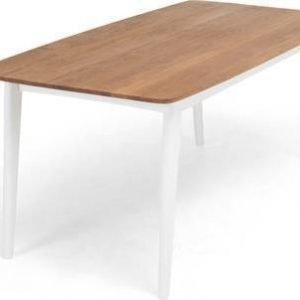 Ruokapöytä Taimi tammi/valkolakka