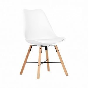 Shello Tuoli Valkoinen/Tammi