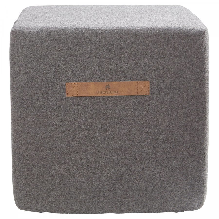 Shepherd Anna Neliskulmainen Villarahi Graniitti 40x40 Cm