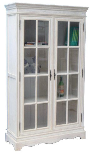 Snow 01 Vitriinikaappi Valkoinen