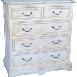 Snow 111 Laatikosto Viidellä Laatikolla Valkoinen