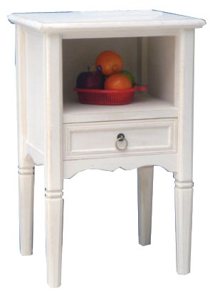 Snow 39 Pikkupöytä / Yöpöytä Valkoinen