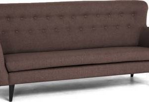 Sohva Katri kolmen istuttava ruskea