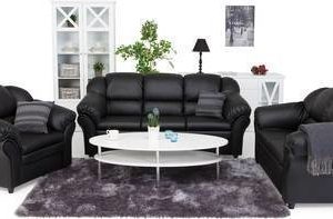 Sohvaryhmä Paula 2+3-ist+nojatuoli musta