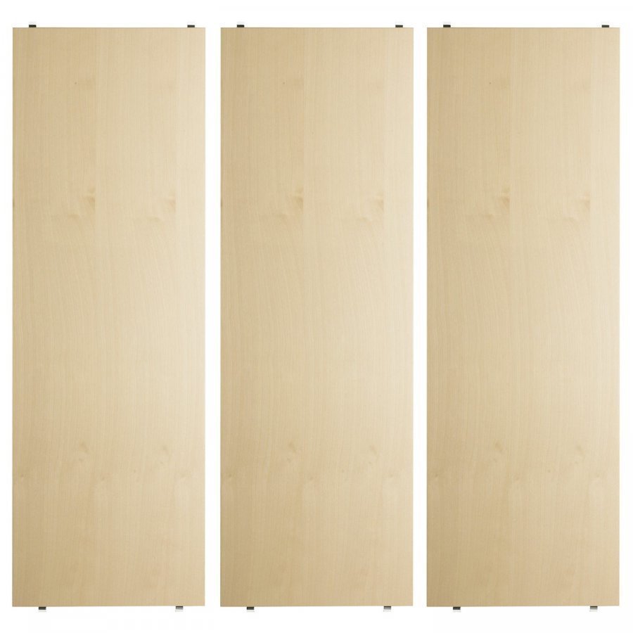 String Hyllytaso Pähkinä 78x30 Cm 3 Kpl