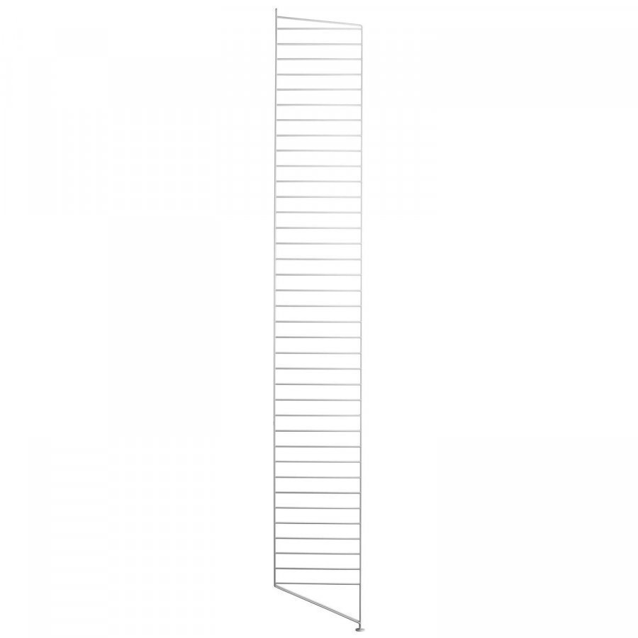 String Lattiapaneeli Valkoinen 200x30 Cm 2 Kpl