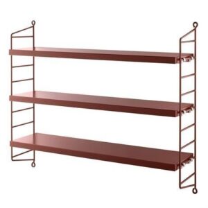 String Pocket Hylly Burgundy Burgundy Punainen