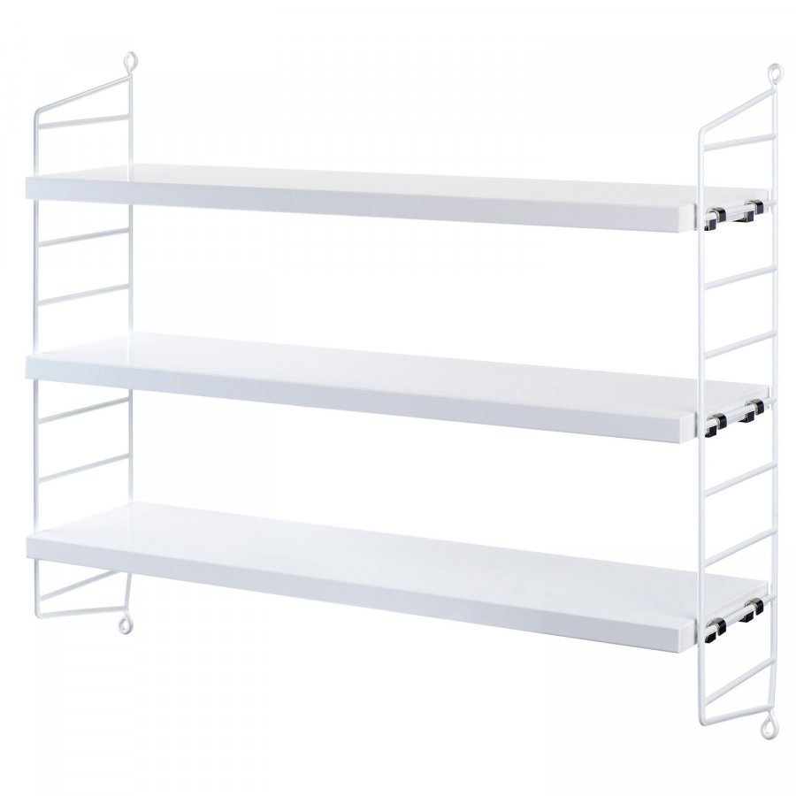 String Pocket Hylly Valkoinen