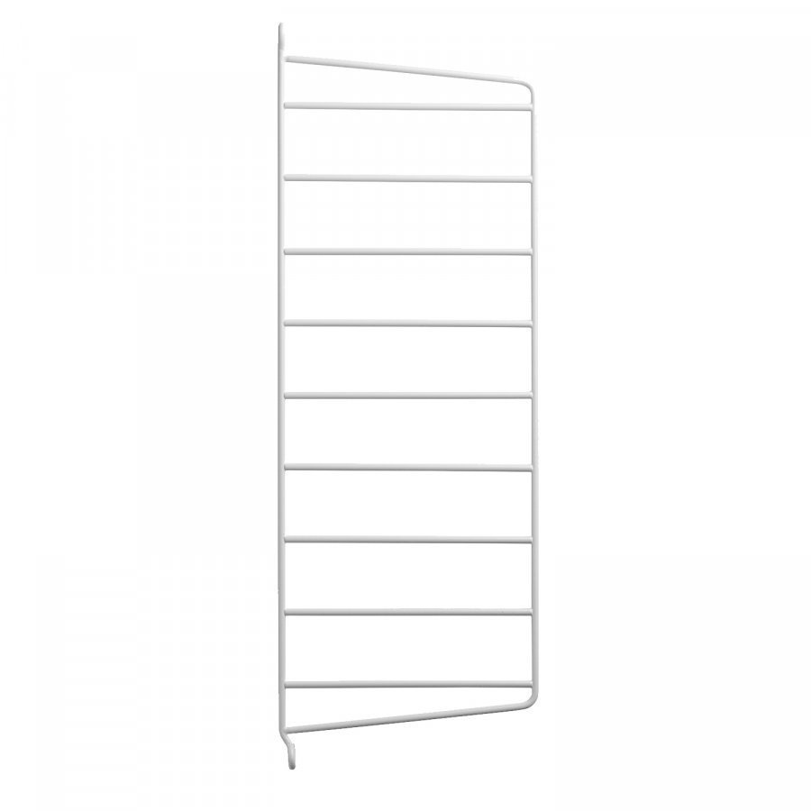 String Sivupaneeli Seinälle Musta 20x50 Cm 2-Pakkaus