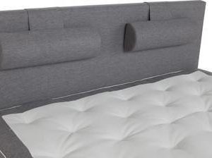 Sängynpääty Madeleine 180x125 cm vaaleanharmaa